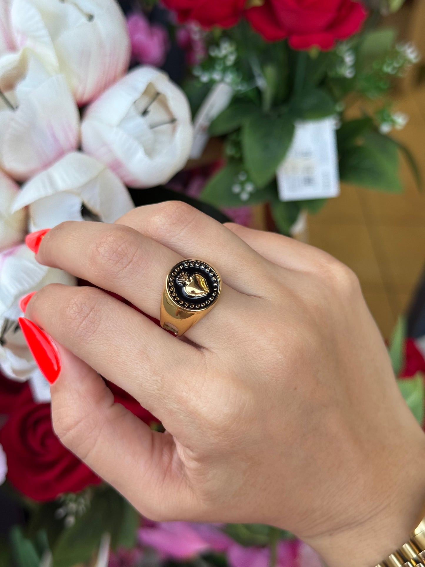 ANELLO CUORE SACRO