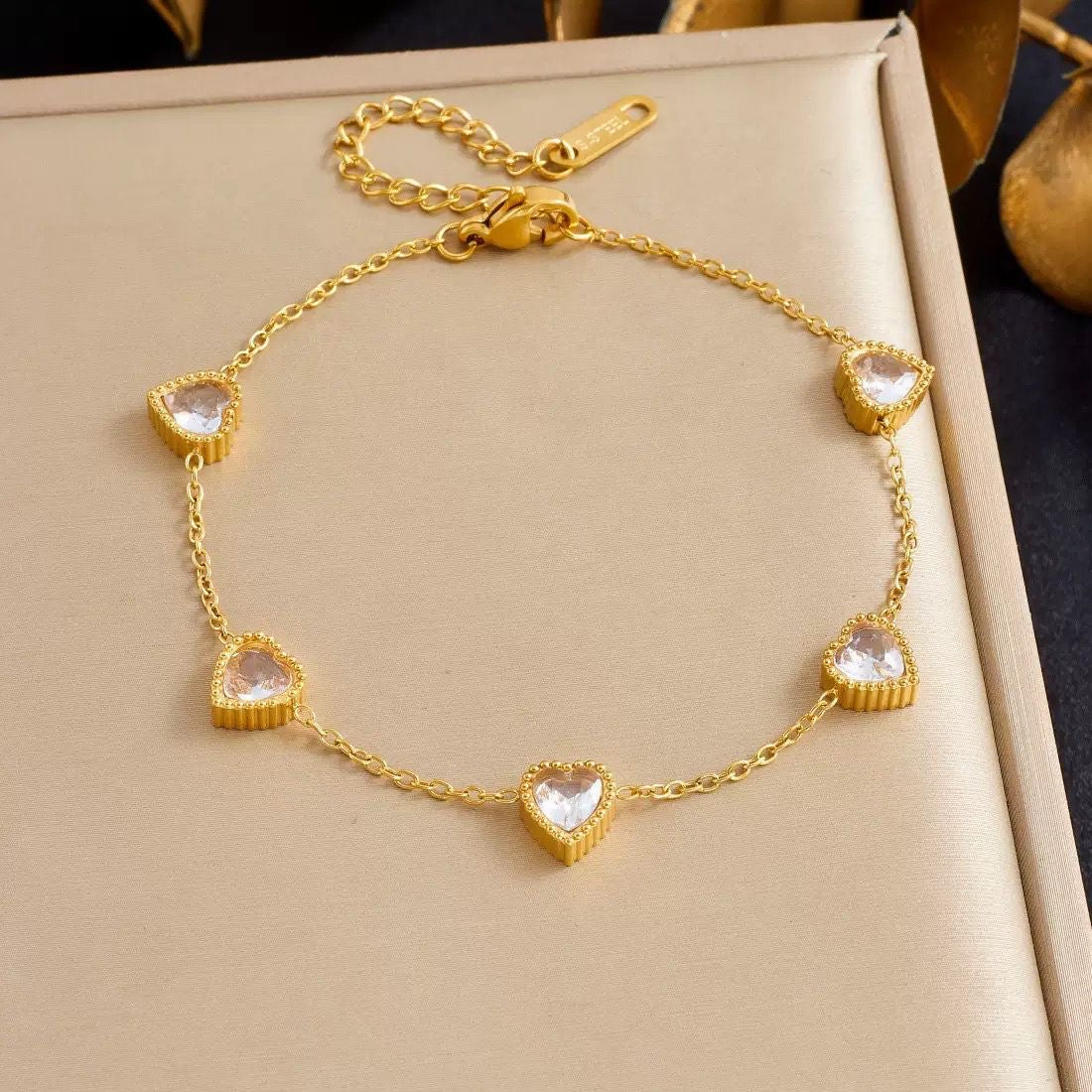 BRACCIALE CUORE BIANCO 🤍