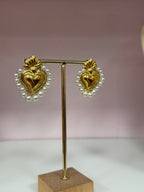 ORECCHINI CUORE SACRO 🤍