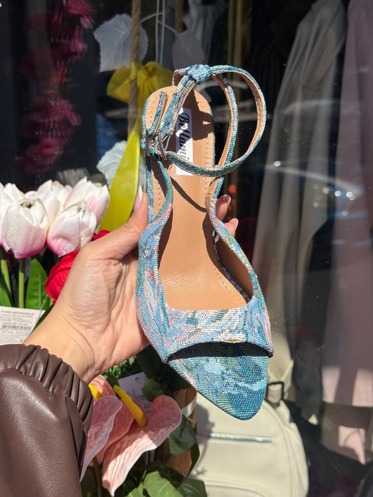 TACCO AZZURRO FIORI ✨