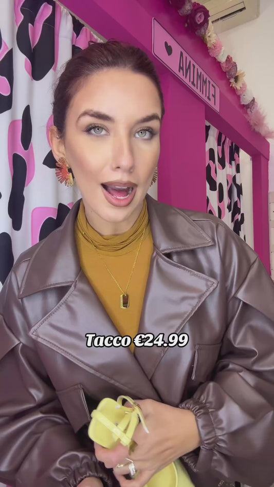 TACCO CHARLOTTE MARRONE ✨